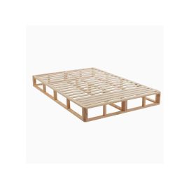 Coastal Pallet Bed Base 180x200cm King size Bed in Oak Color