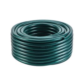 Epsilon Garden Hose with Settings- EH1091| 1/2" X 25 M, 4 Settings, 3-Layer PVC Construction with High Flexibility| Ideal for Gardening, Watering, Cleaning and other Outdoor and Indoor Uses| Green