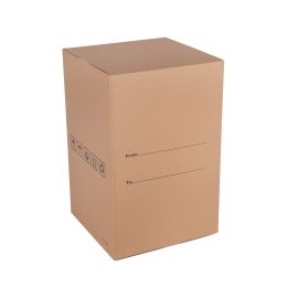 Epsilon Empty Carton- EPS1227| 44 X 44 X 68, 5-Ply Construction Perfect for Shipping Heavy Products, Storage, Transportation, DIY, etc.| Brown