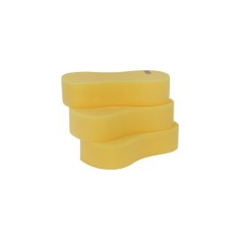 Epsilon Car Wash Sponge- EPS1257| Pack of Three, Powerful and Super Absorbent Sponge for Easy and Efficient Cleaning| Perfect for Cleaning Car Bonnets, Side Mirrors, Windscreens, Etc| Yellow