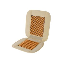 Epsilon Car Seat Cushion- EPS1263| Made With Natural Wood| Ideal for Improving Airflow and Providing a Better Support| Easy to Install and Convenient to Use| Brown