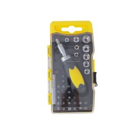 Epsilon 35 Pieces Ratchet Set- EPS1336| High-Quality Set, Versatile and Highly Durable| Perfect for a Wide Range of Applications| Black and Yellow