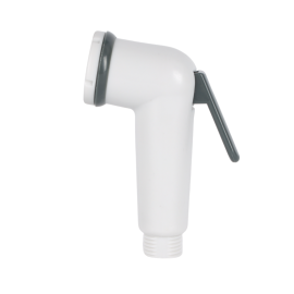 Epsilon Shattaf- EPSBA1517/ Fine Spray Non-Stop Water, Massage Jet with Easy Switch On/ Plastic Material, Handheld Toilet Bidet, Spraying Gun/ Suitable for Bathroom Use/ White