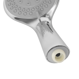 Epsilon Hand Shower- EPSBA1534/ Round Shape, 100 mm Diameter, 245 mm Length/ Plastic Material Bathroom Fitting, UV Plated/ Perfect for Cabin, Tub, Bathrooms/ Silver