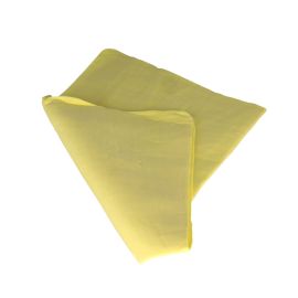 Epsilon Microfiber Chamois- EPSCA1589/ 40x32 cm, Powerful and High-Density Super Soft Cloth for Easy and Efficient Cleaning/ Perfect for Drying Car After Wash, Ideal for Sensitive Finishes, Enamel, Glass, Furniture, Easily Removes Dirt and Stain/ Yellow