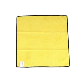 Epsilon Microfiber Towel- EPSCA1595/ 40x40 cm, Powerful and High-Density Super Soft Cloth for Easy and Efficient Cleaning/ Perfect for Drying Car After Wash, Ideal for Sensitive Finishes, Enamel, Glass, Furniture, Easily Removes Dirt and Stain/ Yellow