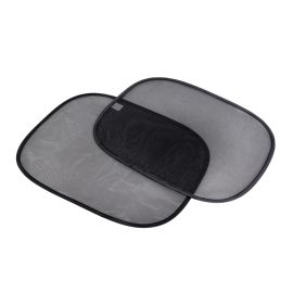 Epsilon Static Sunshade- EPSCA1611/ Pack of 2, Foldable Design, Block 97% UV Rays, For All Seasons/ Perfect for Protecting the Seats, Dash And Materials, Front, Rear, or Side Windows, from Sun Exposure/ Black