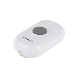 Epsilon Door Bell- EPSDB1441/ with Wireless Remote Control, 38 Music in Soft Chord Series, No-Wire Installation, Battery Included/ Range up to 80 m, Light and Simple Design, Perfect for Home, Office, Factories, Hotels, etc./ White