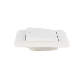 Epsilon 1 Way Plate Switch- EPSEL1497/ 1 Gang, Stylish Design, Perfect for Home, Bedroom, Office, etc./ White