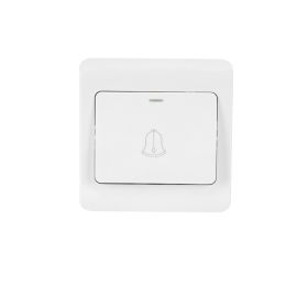 Epsilon Bell Switch- EPSEL1500/ Stylish and Simple Design, Perfect for Home/ White