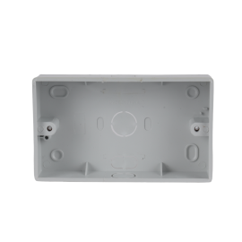 Epsilon Surface PVC Box- EPSEL1507/ 3"x6", Compact and Spacious, Robust Construction/ Versatile, Perfect for Wiring, Outdoor Installations, Renovation Projects, etc./ White