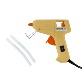 Epsilon Glue Gun- EPSGG1430/ Small Size, with 2 Pieces Stick/ 20 w, Quick, Easy, Perfect for Indoor and Outdoor Use, for Bonding Craft, Woodworking, DIY Repairs, Small Projects Essentials, Etc./ Orange