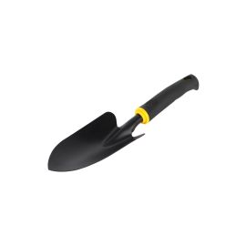 Epsilon Garden Trowel- EPSGT1357/ with PP and TPR Handle for Lawn and Yard, Garden/ Less Bending, and Bigger Efficient Head, Plastic Coated Treatment, Ideal for Gardening and other Outdoor Uses/ Black