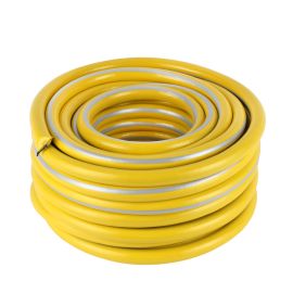 Epsilon PVC Garden Hose- EPSH1570/ 3/4" x 50 M, 3-Layer Construction with High Flexibility/ Ideal for Gardening, Watering, Cleaning and other Outdoor and Indoor Uses/ Yellow