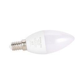 Epsilon 3 W LED Candle Light Bulb- EPSL1463/ Warm White, 400 Lumens and 3000 K CRI/ Energy Efficient Light, Shockproof and Vibration Proof, Perfect for Chandelier, Sconces, Decorative Fixtures