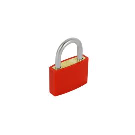 Epsilon 30 mm Padlock- EPSL169/ Attractive and Vibrant Colors, Perfect for Luggage, Keyring, Toolbox, etc./ Multipurpose and Easy to Use/ Red