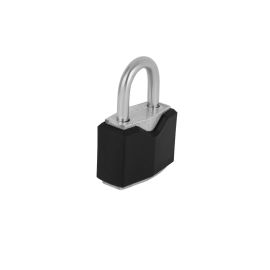 Epsilon 30 mm Iron Padlock- EPSL172/ Attractive and Elegant Colors, Perfect for Luggage, Keyring, Toolbox, etc./ Multipurpose and Easy to Use/ Black and Silver