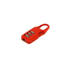 Epsilon 22 mm Combination Lock- EPSL175/ Number Locks, Attractive and Elegant Colors, Perfect for Luggage, Keyring, Toolbox, etc./ Multipurpose and Easy to Use/ Red