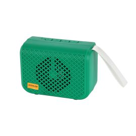 Epsilon Multimedia Speaker- EPSS188/ USB and TF Function, 3 Inch Size, Compact and Portable Design/ Perfect for Home, Party, Camping, etc./ Green