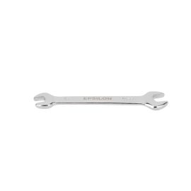 Epsilon 8x10 mm Double Open-End Wrench- EPSSW1480/ Anti-Slip Design, Ergonomic, Light-weight, Versatile/ U-Shaped Ends, Perfect for Hardening and Loosening Nuts/ Silver