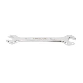 Epsilon 11x13 mm Double Open-End Wrench- EPSSW1483/ Anti-Slip Design, Ergonomic, Light-weight, Versatile/ U-Shaped Ends, Perfect for Hardening and Loosening Nuts/ Silver