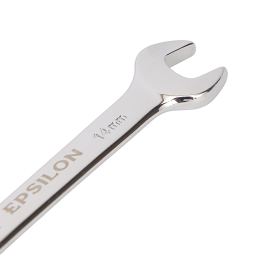 Epsilon 12x14 mm Double Open-End Wrench- EPSSW1484/ Anti-Slip Design, Ergonomic, Light-weight, Versatile/ U-Shaped Ends, Perfect for Hardening and Loosening Nuts/ Silver