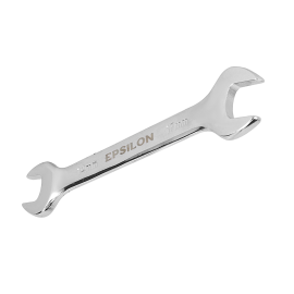 Epsilon 14x7 mm Double Open-End Wrench- EPSSW1487/ Anti-Slip Design, Ergonomic, Light-weight, Versatile/ U-Shaped Ends, Perfect for Hardening and Loosening Nuts/ Silver