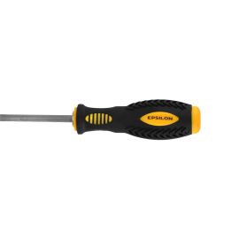 Epsilon 2-in-1 Screwdriver- EPST1407/ 6 m x 200 mm, with 2 Sides, Double Action, Perfect for Loosening and Tightening Screws/ Black and Yellow