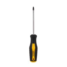 Epsilon Phillips Screw Driver- ET1122| Precision Screwdriver With Double Injected Cushion Grip Rubber, Ergonomic Design - Carbon Steel Build, Heat Treated And Hanging Hole For Easy Carry (PH1x100mm)| Light-Weight And Durable, Ideal For DIY, Home Improveme