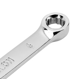 Epsilon 6 MM Combination Wrench- ET1130| Drop Forged Steel, Fully Polished, Hardened and Tempered, Highly Durable, Perfect for Hardening and Loosening Nuts| Silver