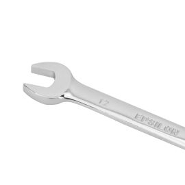 Epsilon 12 MM Combination Wrench- ET1136| Drop Forged Steel, Fully Polished, Hardened and Tempered, Highly Durable, Perfect for Hardening and Loosening Nuts| Silver