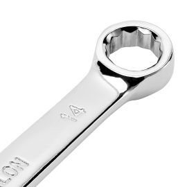 Epsilon 14 MM Combination Wrench- ET1138| Drop Forged Steel, Fully Polished, Hardened and Tempered, Highly Durable, Perfect for Hardening and Loosening Nuts| Silver