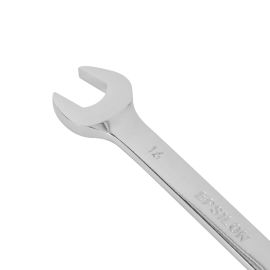 Epsilon 16 MM Combination Wrench- ET1140| Drop Forged Steel, Fully Polished, Hardened and Tempered, Highly Durable, Perfect for Hardening and Loosening Nuts| Silver