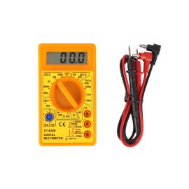 Epsilon AC/DC Multitester- ET1168| 0 to 1000 Volts Capacity, Digital Screen and Easy to Use| Perfect for a Wide Range of Applications| Yellow