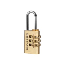 Epsilon 20-MM Coded Lock- ET1171| High-Quality Brass Material and Solid Construction| Keyless Design, Ideal for Residential and Commercial Use| Golden