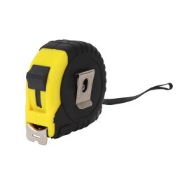 Epsilon Measuring Tape- ET1195| 7.5 M X 25 MM| High Visibility, Equipped with Self Lock, Perfect for Home and Business Use| Black and Yellow