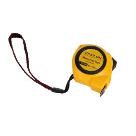 Epsilon Measuring Tape- ET1196-1/ 3 m X 16 mm, High Visibility, Equipped with Self Lock, Perfect for Home and Business Use/ Black and Yellow