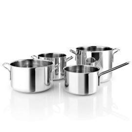 4 pcs set S/S, Stainless Steel Cookware Set, Induction Base Cookware Pots and Pans Set