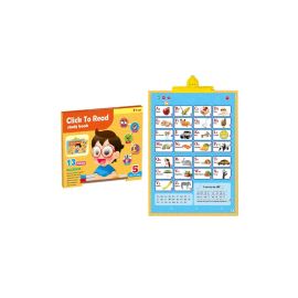 Multifuncional 13 in 1 Electronic Interactive Alphabet Wall Chart, Talking ABC & 123s & Music & Piano for Kids, Speech Therapy Toys