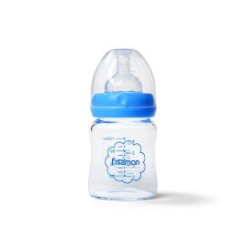 Feeding bottle with wide neck 120 ml (borosilicate glass)