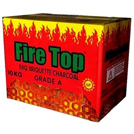 FIRE TOP-FIRE UP BBQ CHARCOAL STICK WITH HOLE 10 KG