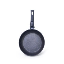 Fissman Frying Pan With Detachable Handle  4 Layered Platinum Coated Non Stick Coating Black 24x4.9cm