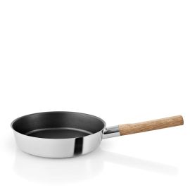 Frying pan Ø24 Nordic Kitchen Stainless Steel, Non-stick Slip-Let,  Cookware Induction Compatible.