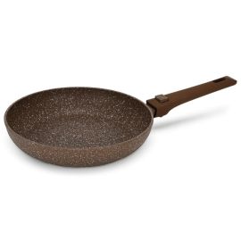 Fissman Frying Pan With Detachable Handle Smoky Stone Series 4 Layered Aluminum Coated Non Stick