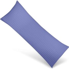 KLUB HOTEL LINEN Full Body 1 cm Stripe Long Pillow, Luxury & Soft Down Alternative Pillow for Adults, Ideal for Side Sleepers