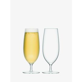 ar Pilsner Glass 450ml Clear x 2