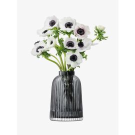 Pleat Vase H20cm Grey