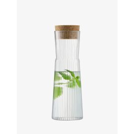 Gio Line  Carafe & Cork Stopper 1.35L Clear