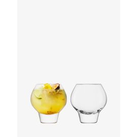 Rum Balloon Tumbler 380ml Clear x 2