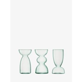 Canopy Trio Vase Set H13cm Clear